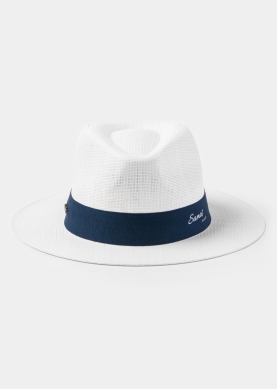 White "Samos" Panama Hat