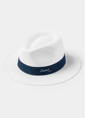 White "Samos" Panama Hat