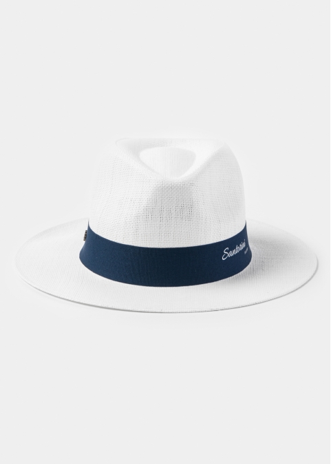 White "Santorini" Panama Hat