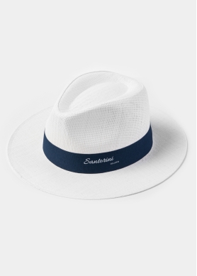 White "Santorini" Panama Hat