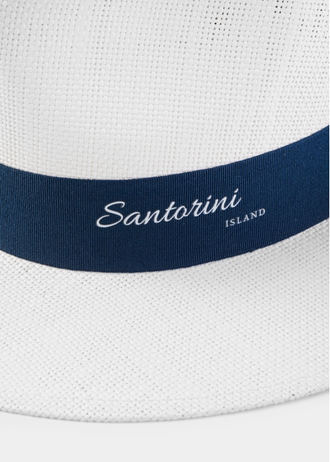 White "Santorini" Panama Hat