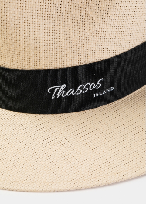 Beige "Thassos" Panama Hat