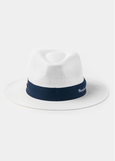 White "Thessaloniki" Panama Hat