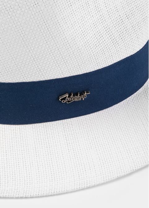 White "Thessaloniki" Panama Hat