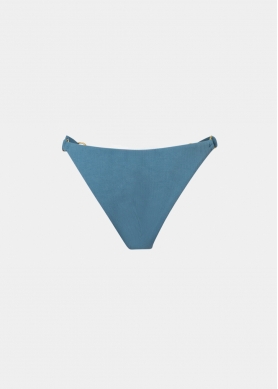 Capri Bikini Bottom - Air Force Blue Rib