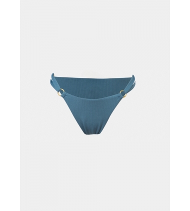 Capri Bikini Bottom - Air Force Blue Rib