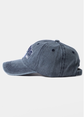 Lesvos Washed Navy Blue w/ Greek Flag 2