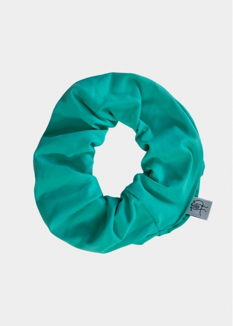 Shiny Scrunchie Green