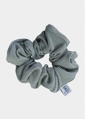 Rib Scrunchie Pastel Green