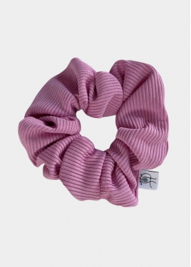 Rib Scrunchie Dusty Pink