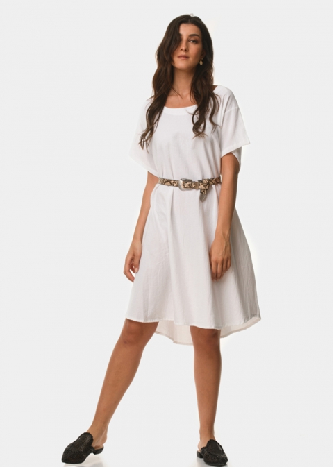 White cotton dress