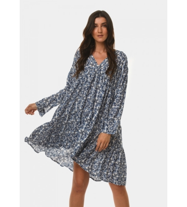 Azure pattern dress 