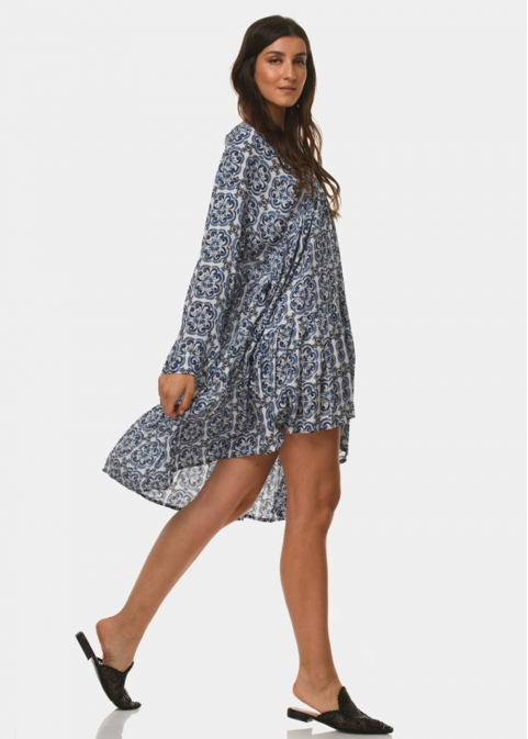 Azure pattern dress 