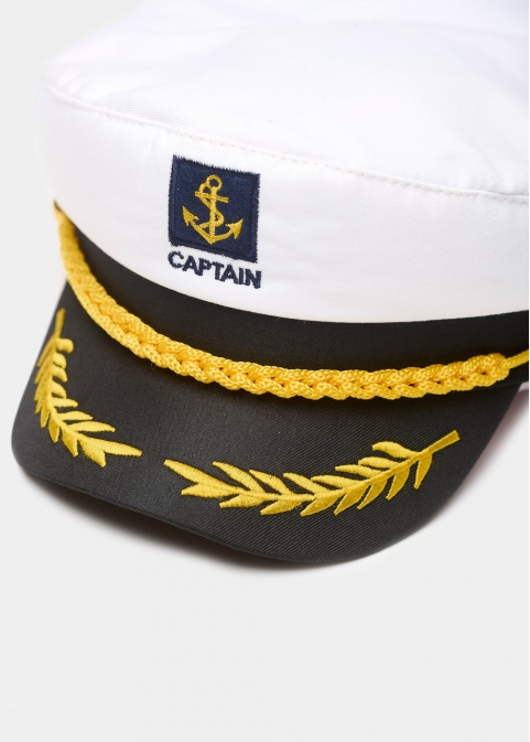 Captain's Hat w/ Gold Details