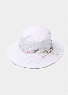 White Bucket Hat 