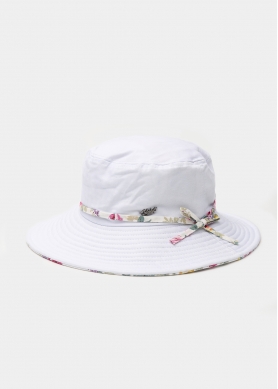 White Bucket Hat 