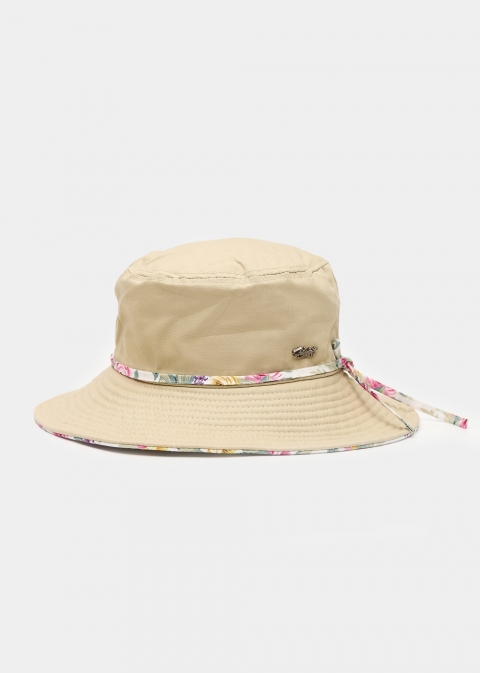 Beige Bucket Hat 