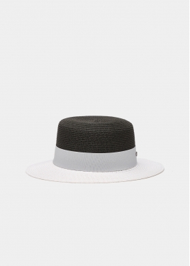 B&W Venezia Style Straw Hat 