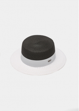 B&W Venezia Style Straw Hat 