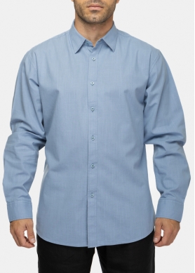 100% Cotton Blue - Grey Shirt 