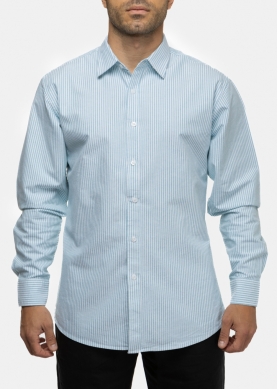 100% Cotton Mint Striped Shirt 