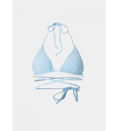 Bali Bikini Top - Light Blue Dacron