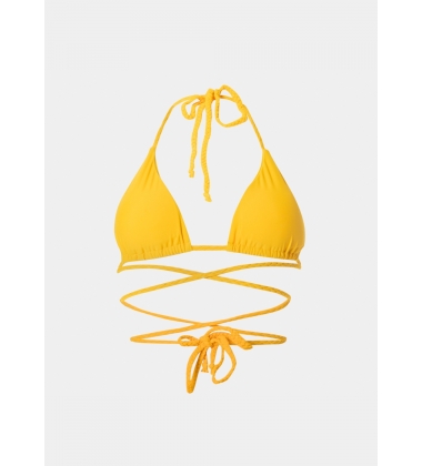Bali Bikini Top -  Orange Dacron