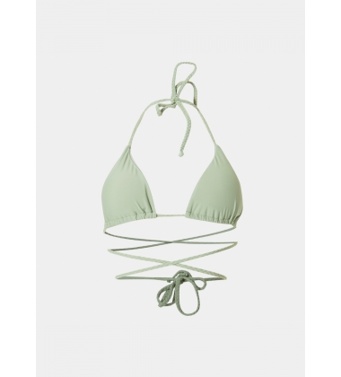 Bali Bikini Top - Mint Braided Dacron