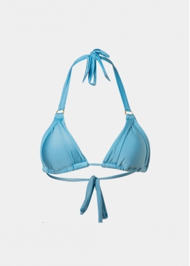 Capri Bikini Top - Light Blue Dacron