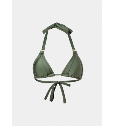 Capri Bikini Top - Olive Dacron