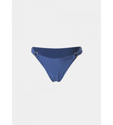 Capri Bikini Bottom - Navy Blue Dacron