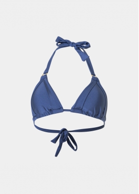 Capri Bikini Top - Navy Blue Dacron