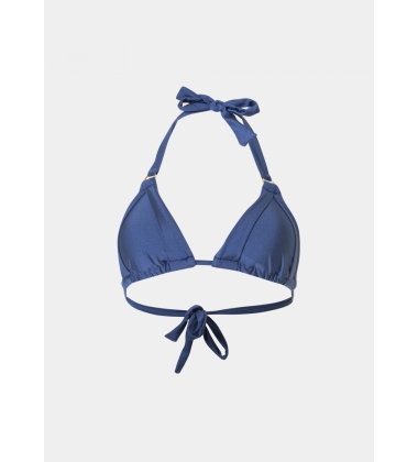 Capri Bikini Top - Navy Blue Dacron