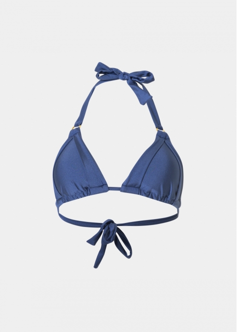 Capri Bikini Top - Navy Blue Dacron