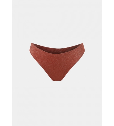 Saint Tropez Bikini Bottom - Orange Shimmer