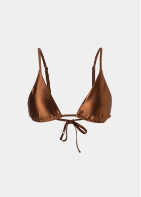 Mykonos Bikini Top - Bronze Glowy