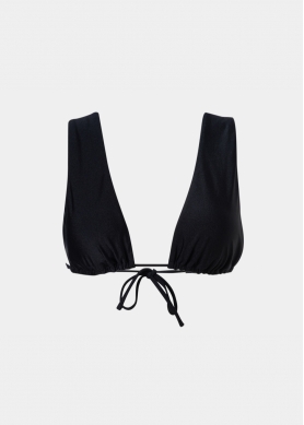 Kea Bikini Top - Black Dacron