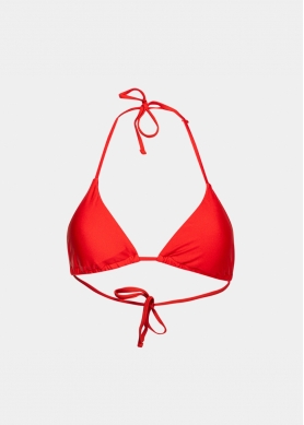 Cuba Bikini Top - Burgundy Dacron