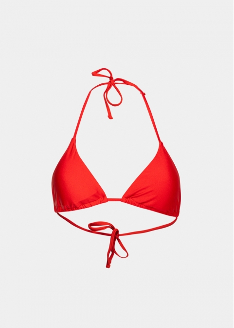 Cuba Bikini Top - Burgundy Dacron