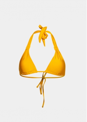 Azores Bikini Top -  Orange Shiny 