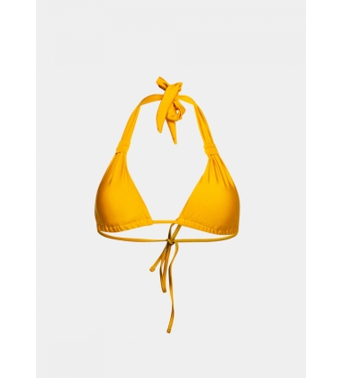 Azores Bikini Top -  Orange Shiny 
