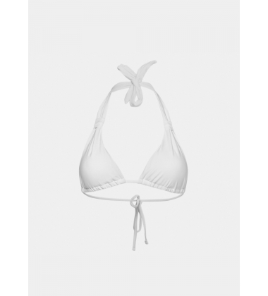 Azores Bikini Top - White Dacron