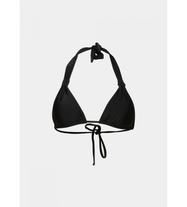 Azores Bikini Top - Black Dacron