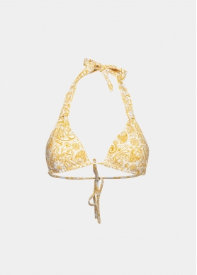 Azores Bikini Top - Paisley Pattern Dacron