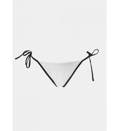 Aruba Bikini Bottom - Cream/Black Dacron