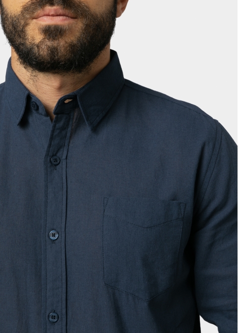 Navy Blue Classic Shirt