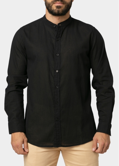 Black Mao Shirt 