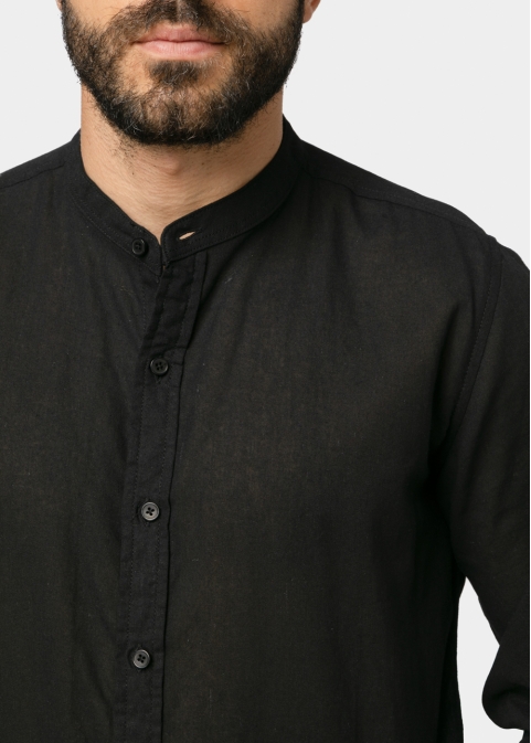 Black Mao Shirt 