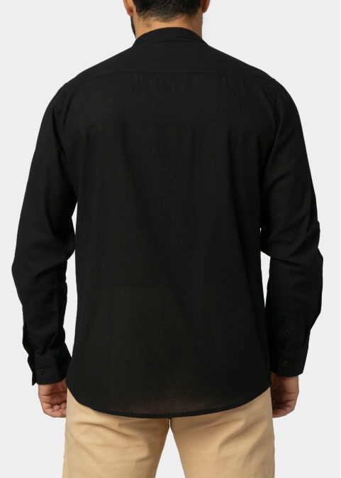 Black Mao Shirt 