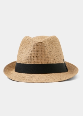 Brown Fedora Hat w/ black hatband